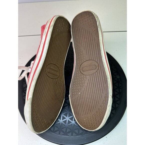 Coach High-top Sneaker Womens Pink Maisie Sz 6B - Picture 8 of 12